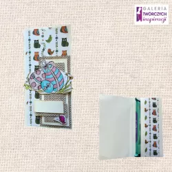 Opakowanie na czekoladę „Sowa” - 8,5 na 17 cm